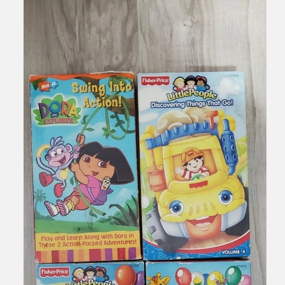Lot 4 VHS* FISHER PRICE LITTLE PEOPLE * DORA THE EXPLORER Children's education - Picture 2 of 5